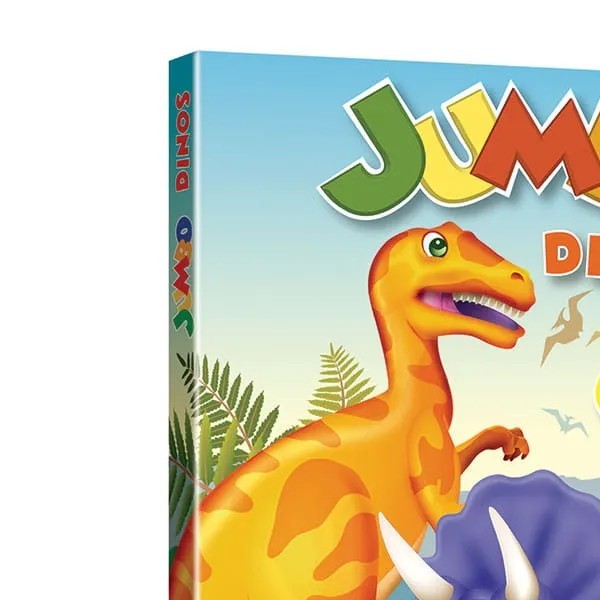 LIBRO PCOLOREAR JUMBO DINOS 6772 LAROUSSE 2 TIT C.26